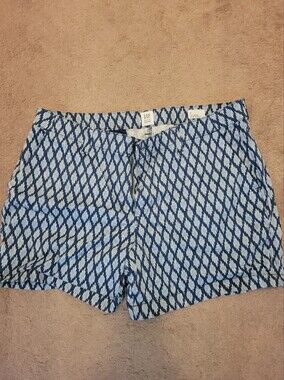 GAP Blue and White Printed Women’s Shorts